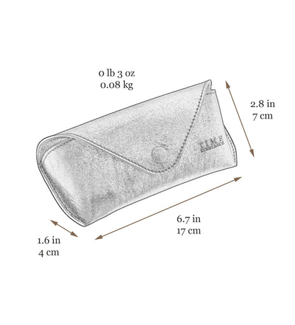 Leather Glasses Case - A High Wind In Jamaica