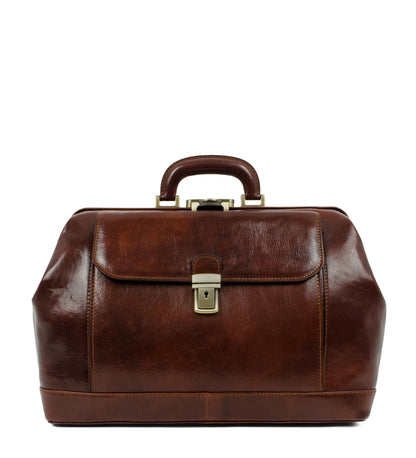 Grand sac de médecin en cuir italien - Hamlet