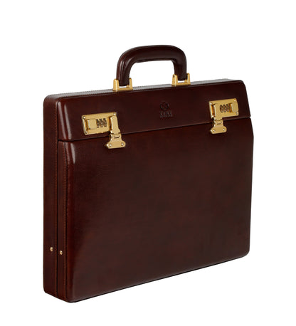 Attaché-case en cuir Porte-documents - The Golden Bowl