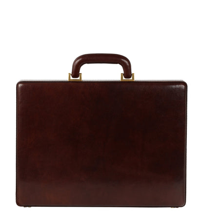 Attaché-case en cuir Porte-documents - The Golden Bowl