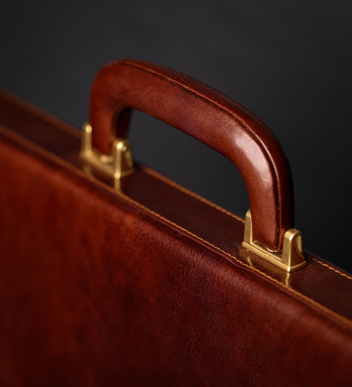 Attaché-case en cuir Porte-documents - The Golden Bowl