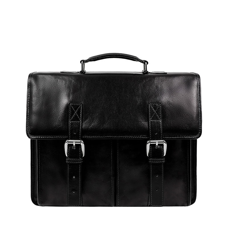 Leather Briefcase, Satchel Bag - The Time Machine