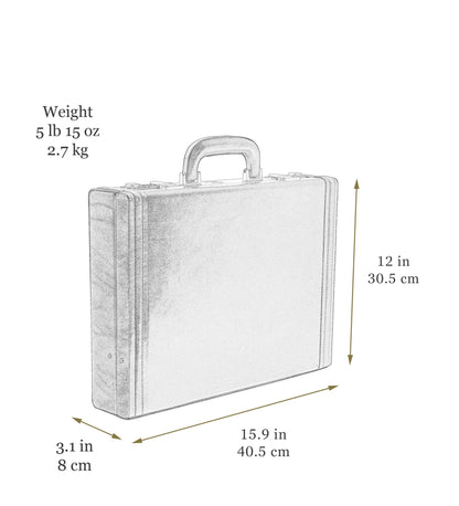 Attaché-case en cuir Porte-documents - The Rainbow