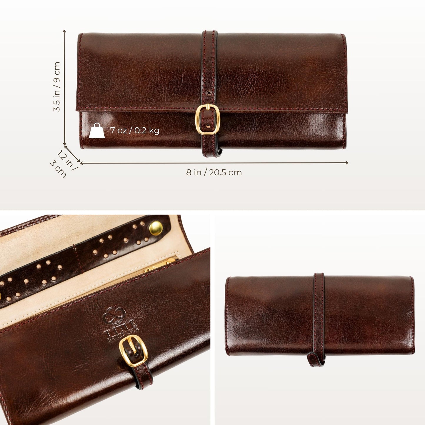 Leather Jewelry Case - Madame Bovary Accessories Time Resistance   