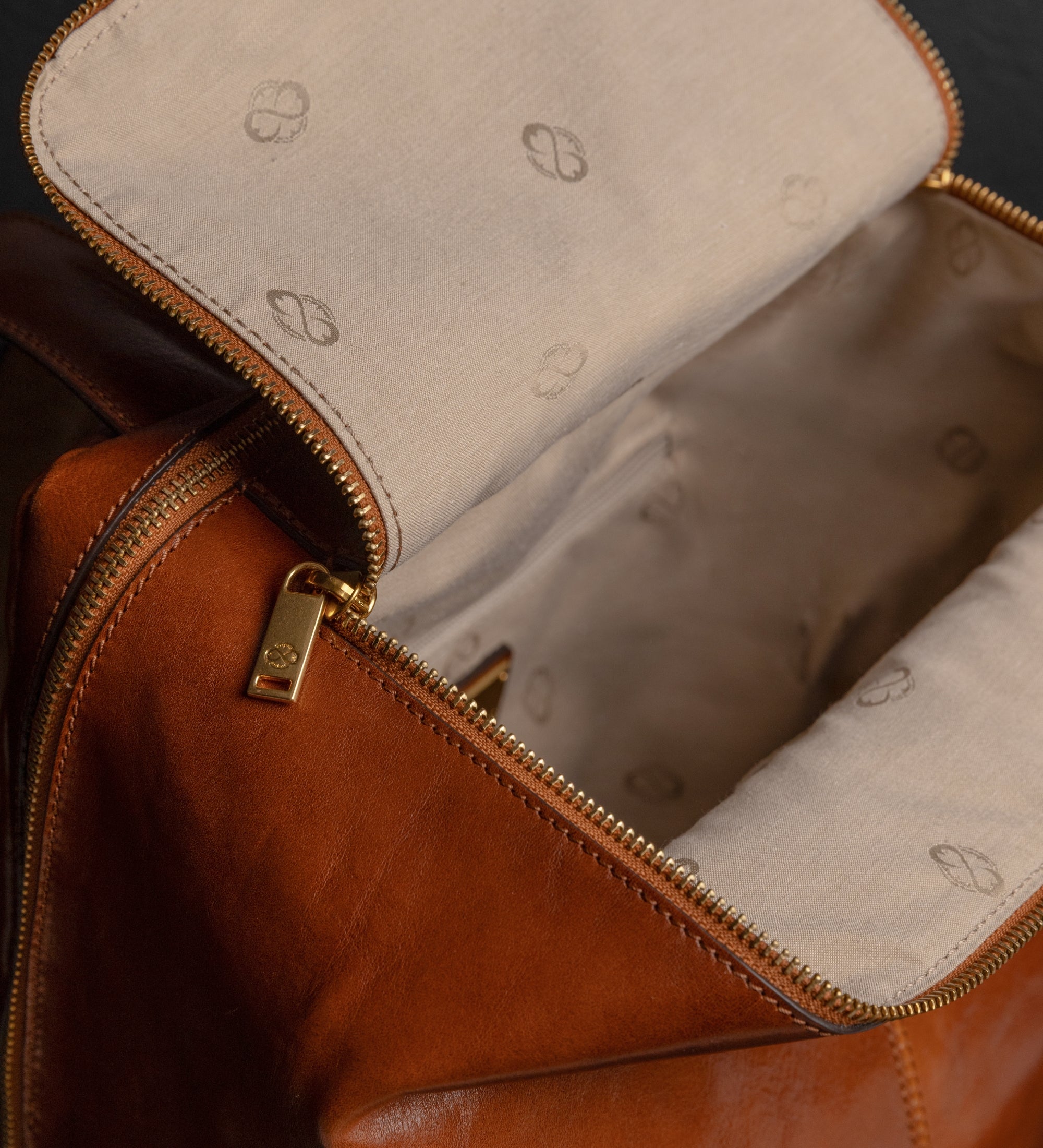 Leather Backpack - A Bend in the River