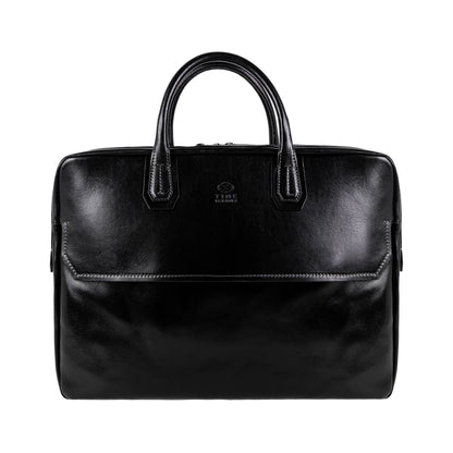 Grand sacoche en cuir pour ordinateur portable - Nostromo