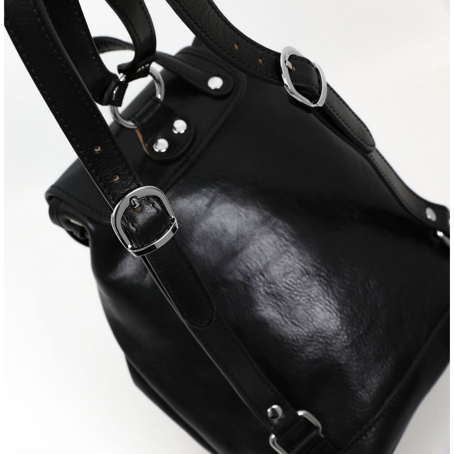 Sac à dos en cuir - White Noise