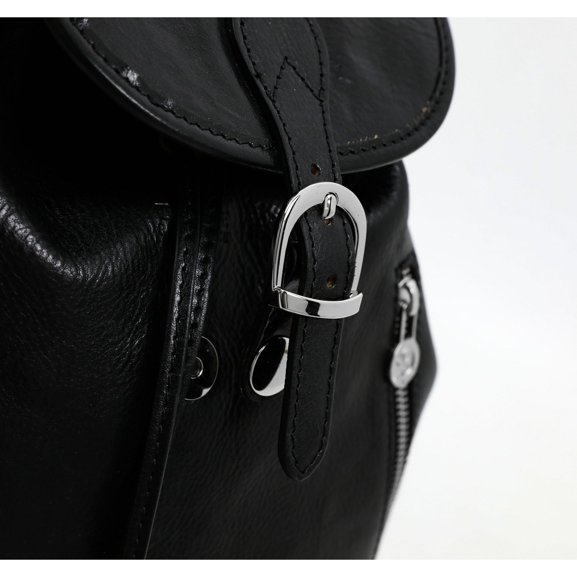 Leather Backpack - White Noise Backpack Time Resistance   