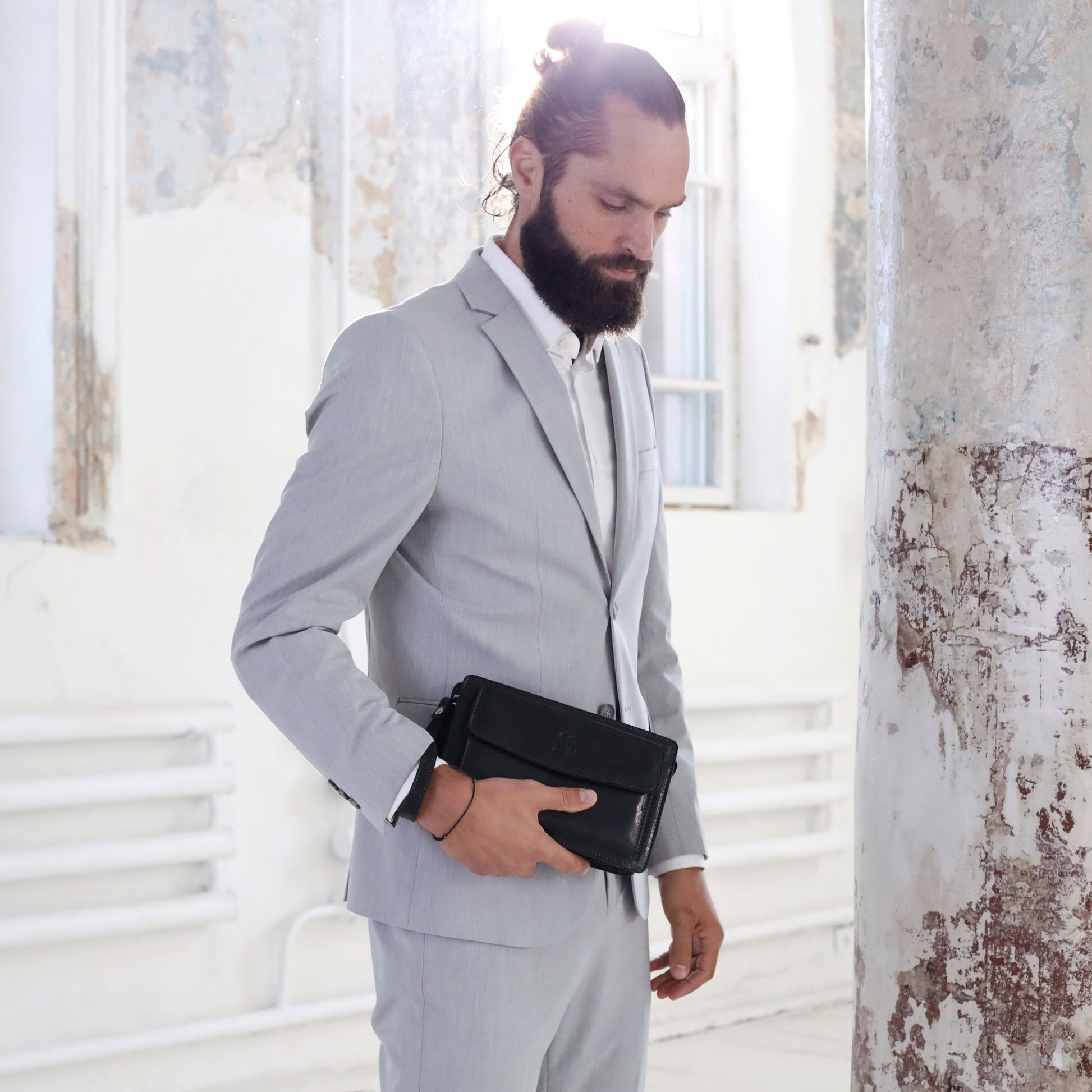 Leather Clutch Purse - Decameron Accessories Time Resistance   