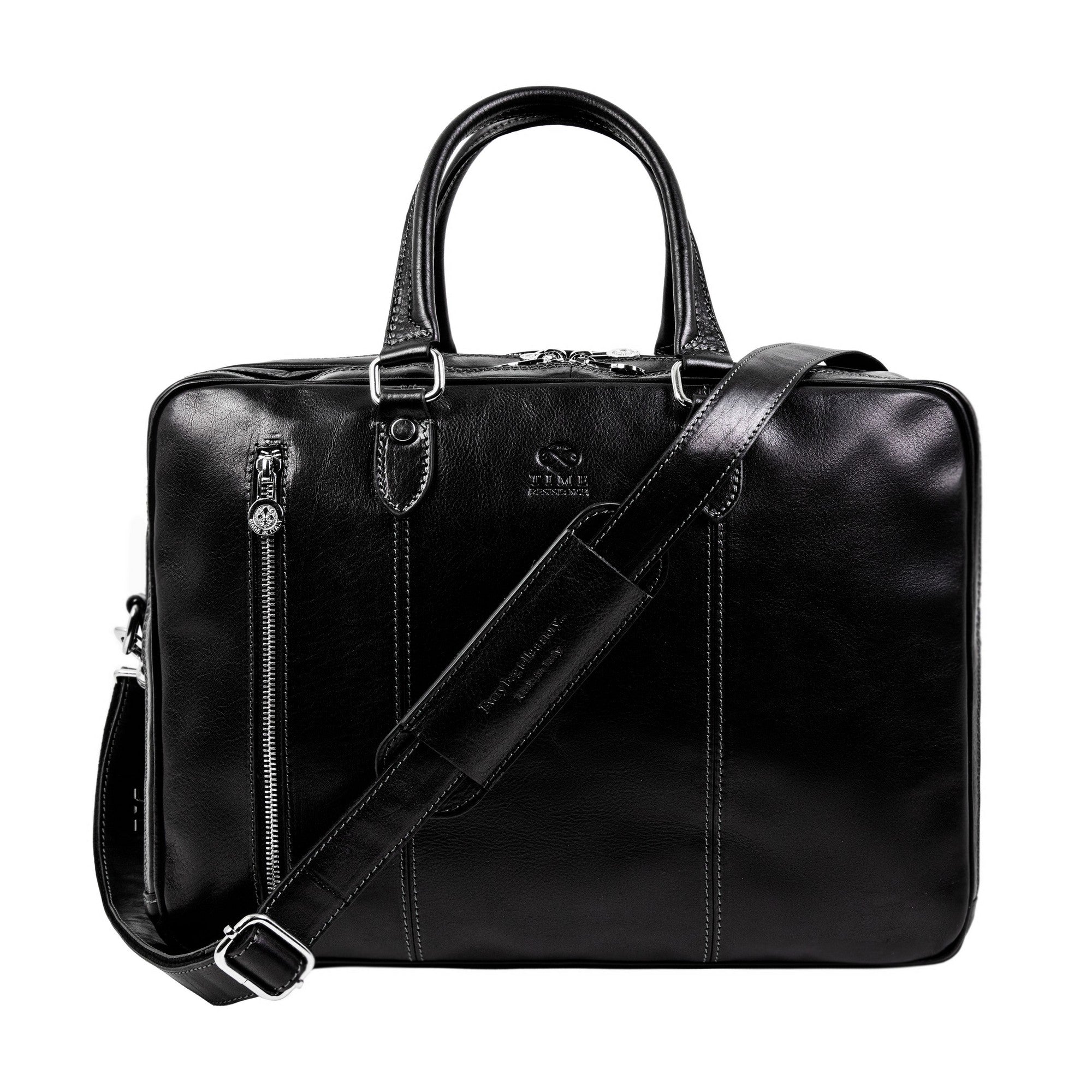 Convertible briefcase backpack leather clearance