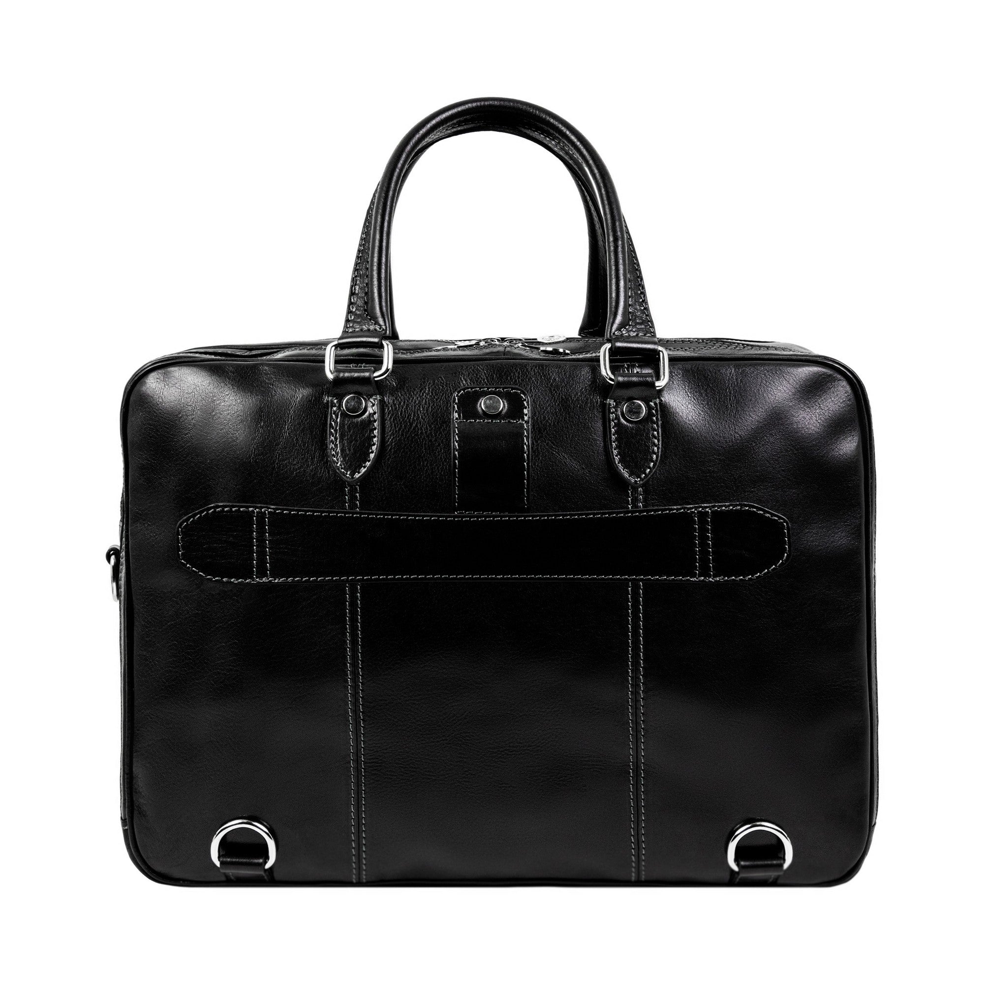Convertible briefcase backpack leather hot sale
