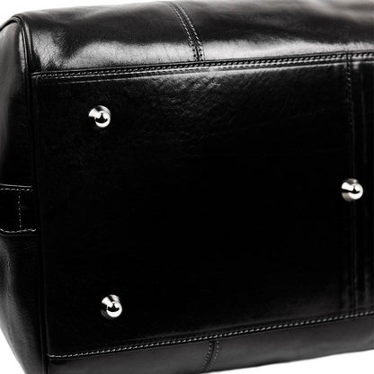 Leather Duffel Bag Weekender Bag - The Count of Monte Cristo Duffel Bag Time Resistance   