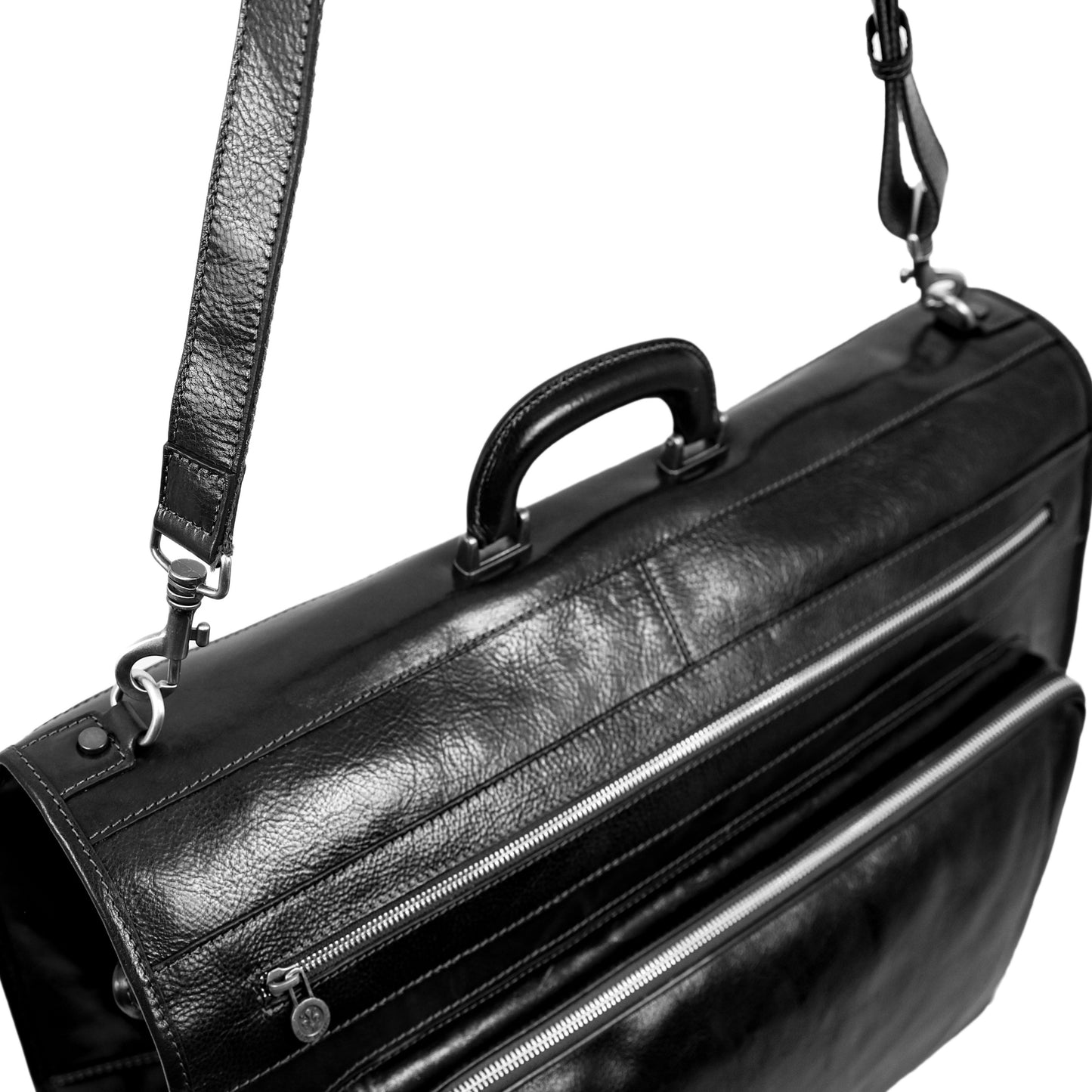 Leather Garment Bag - The Big Sleep