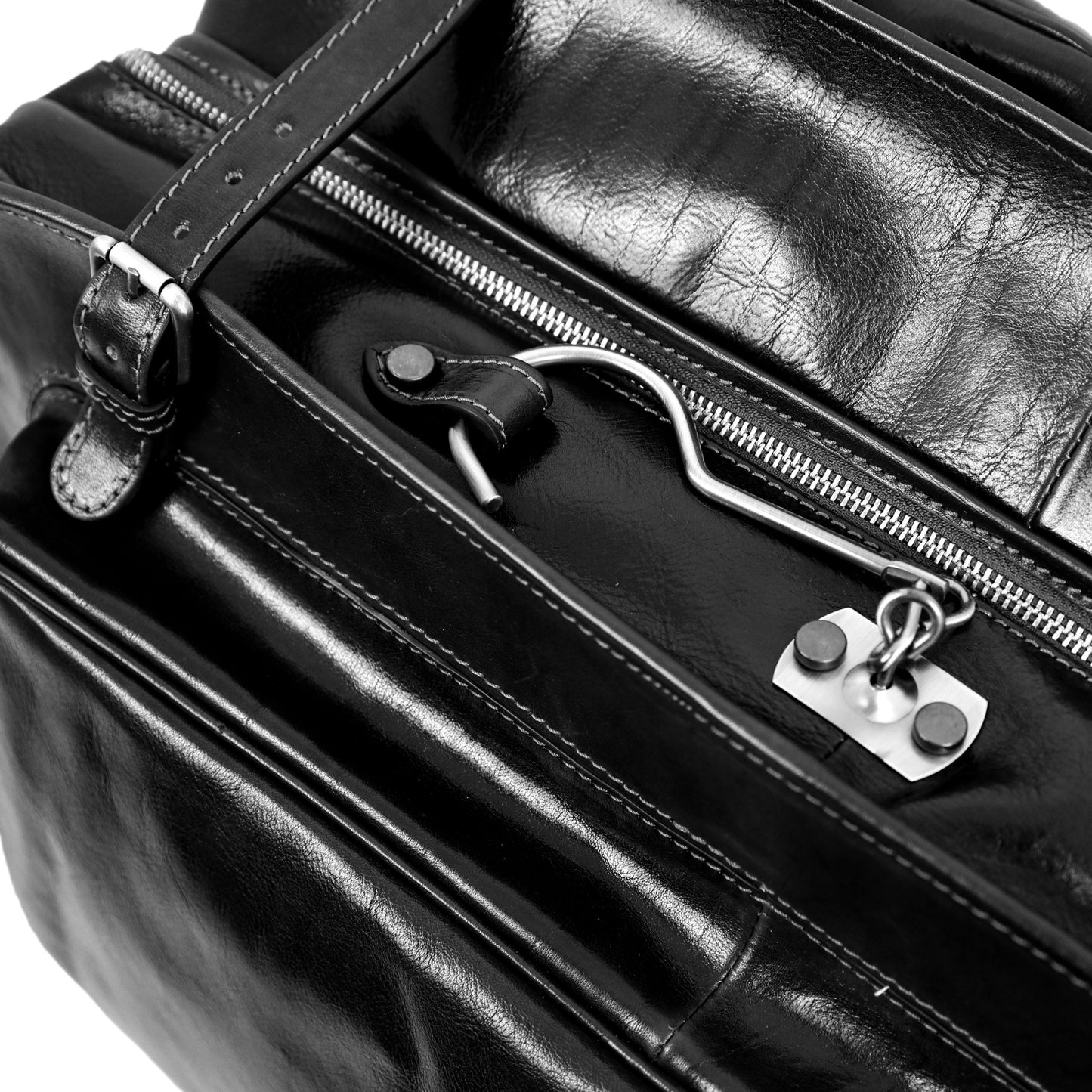 Leather Garment Bag - The Big Sleep