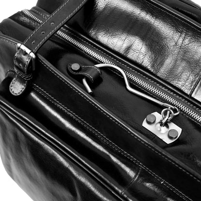 Leather Garment Bag - The Big Sleep