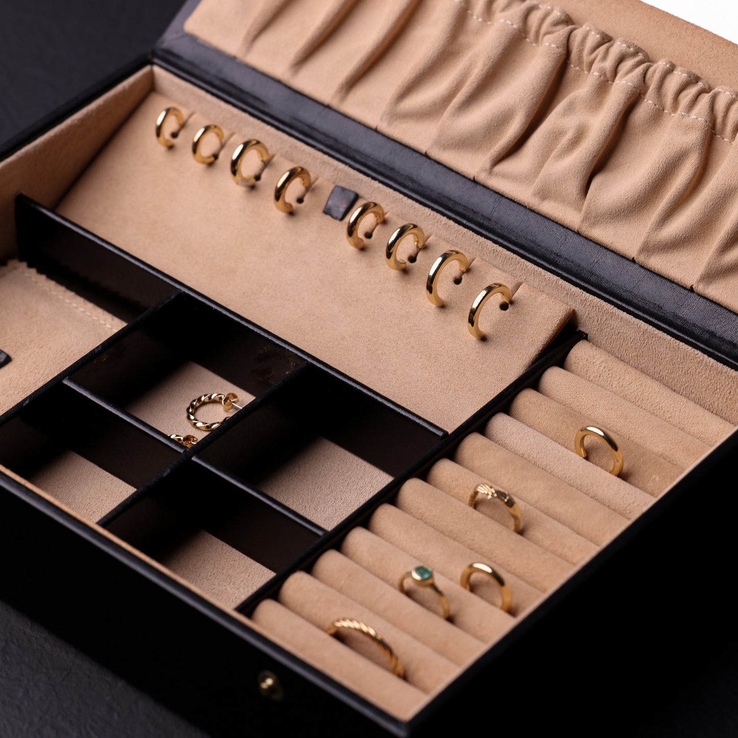 Leather Jewelry Box Accessory Box - The Line of Beauty