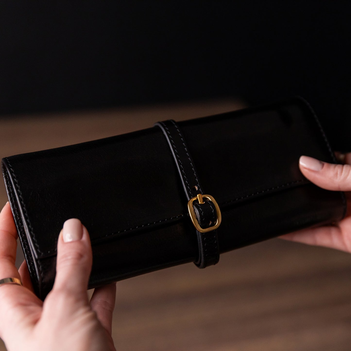 Leather Jewelry Case - Madame Bovary Accessories Time Resistance   
