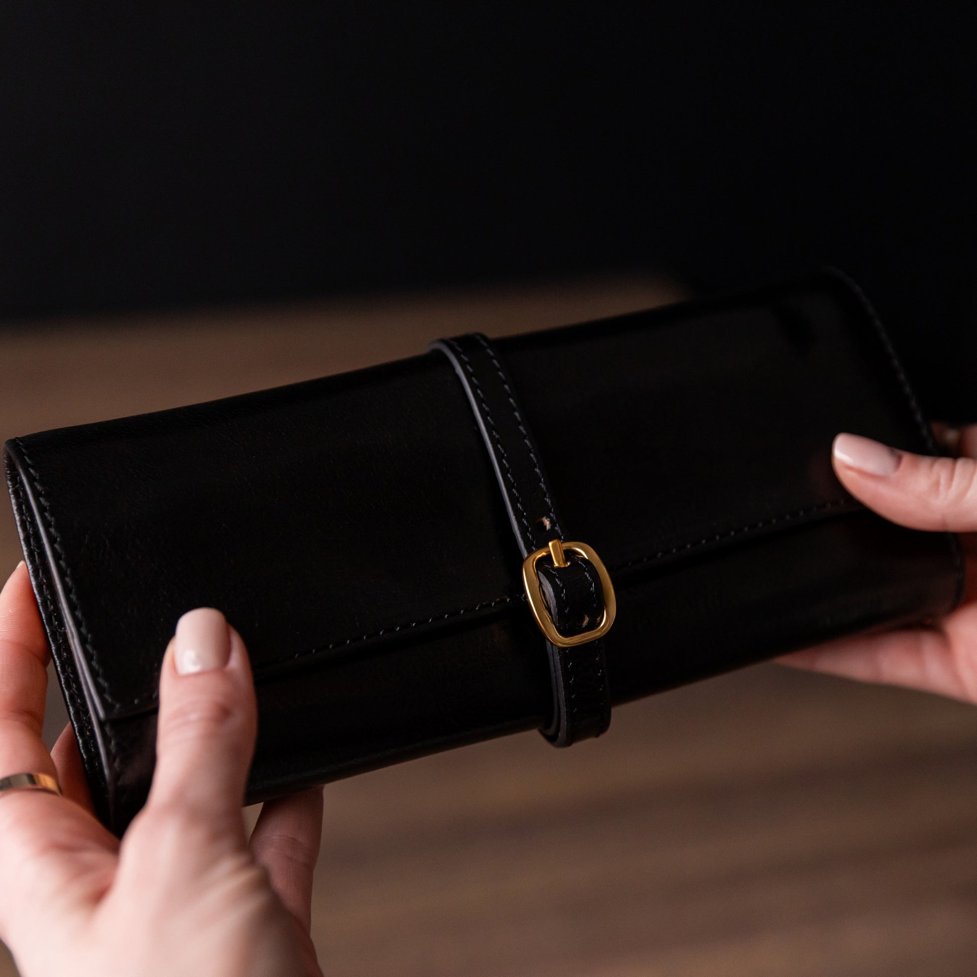 Leather Jewelry Case - Madame Bovary Accessories Time Resistance   