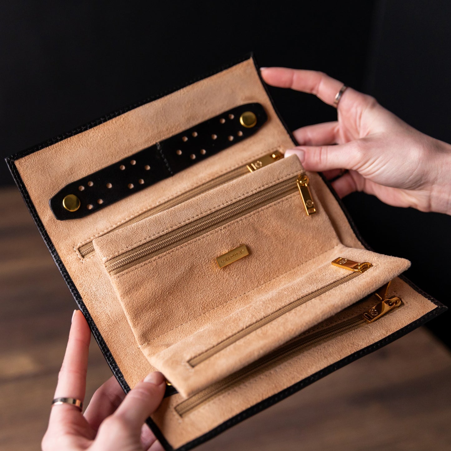 Leather Jewelry Case - Madame Bovary Accessories Time Resistance   