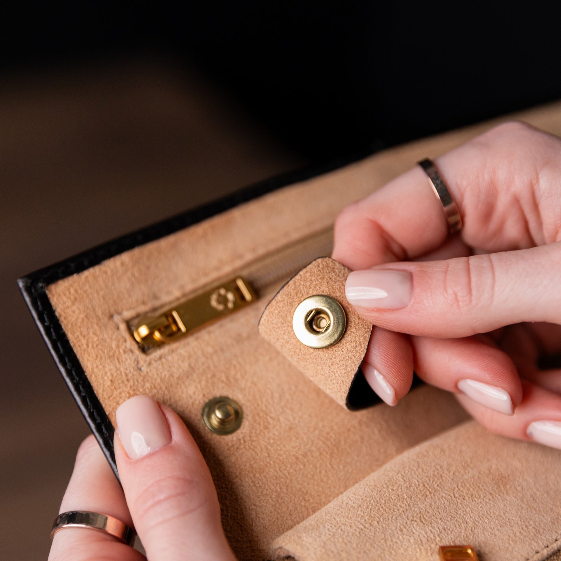 Leather Jewelry Case - Madame Bovary Accessories Time Resistance   