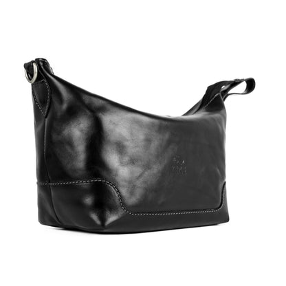Kulturtasche aus Leder - Autumn Leaves