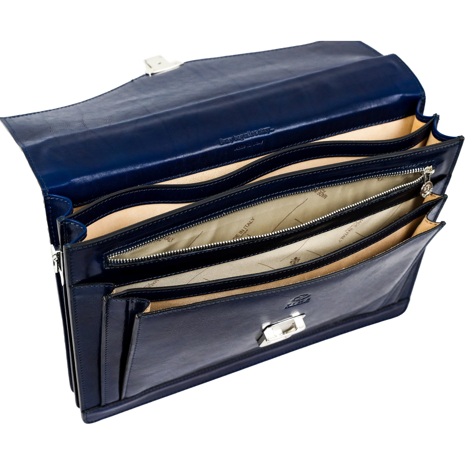 Classic Design Leather Briefcase - The Magus Briefcase Time Resistance   