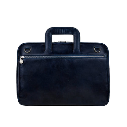 Leder Aktentasche Laptop-Tasche - Brave New World