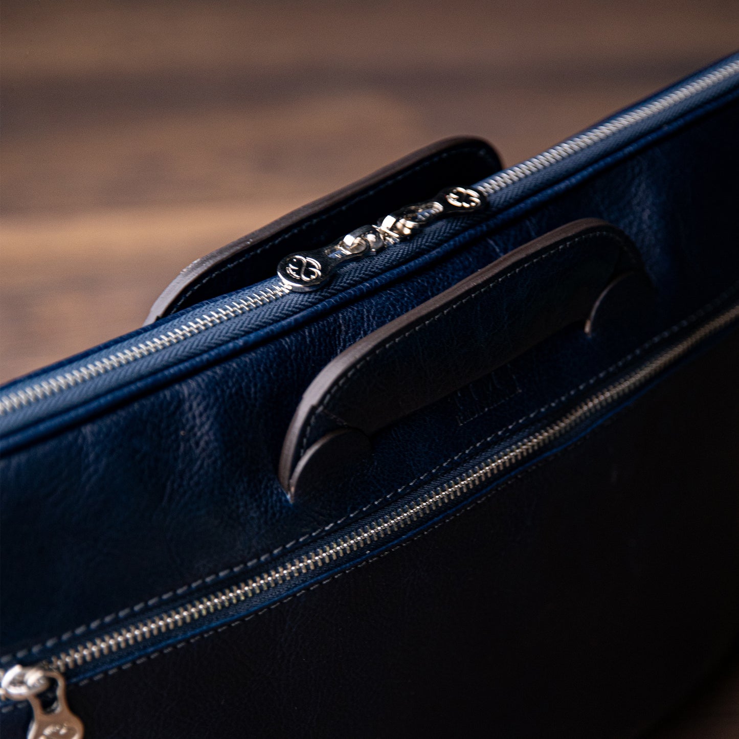 Leder Aktentasche Laptop-Tasche - Brave New World