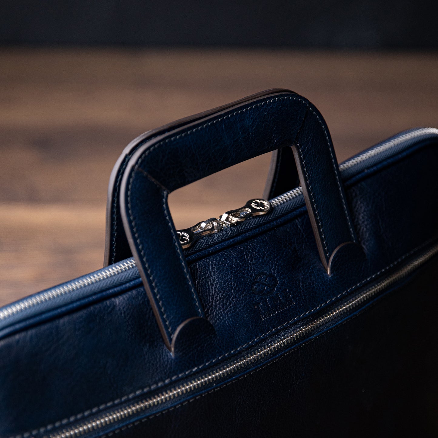 Leder Aktentasche Laptop-Tasche - Brave New World