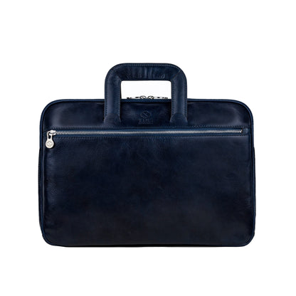 Leder Aktentasche Laptop-Tasche - Brave New World