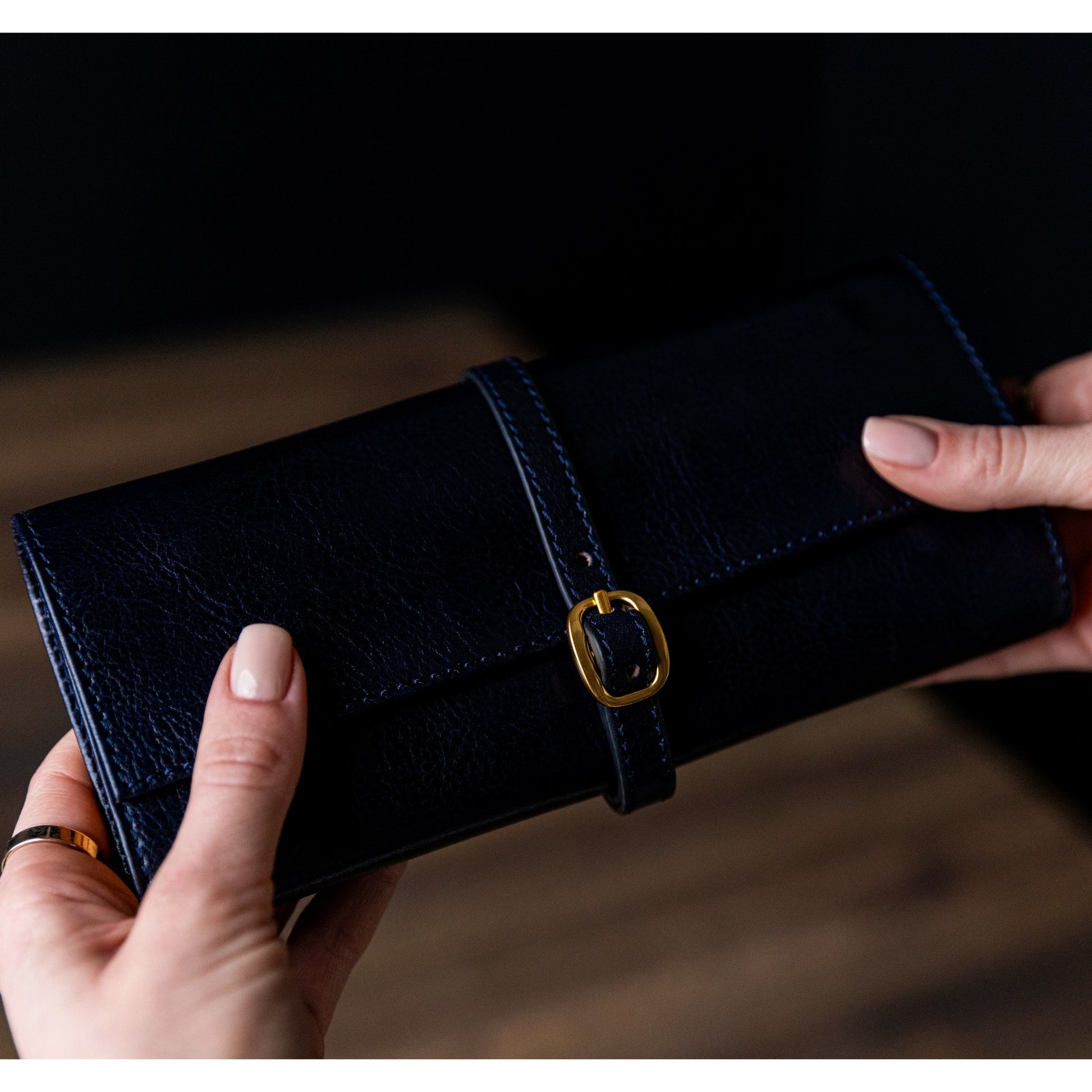 Leather Jewelry Case - Madame Bovary Accessories Time Resistance   