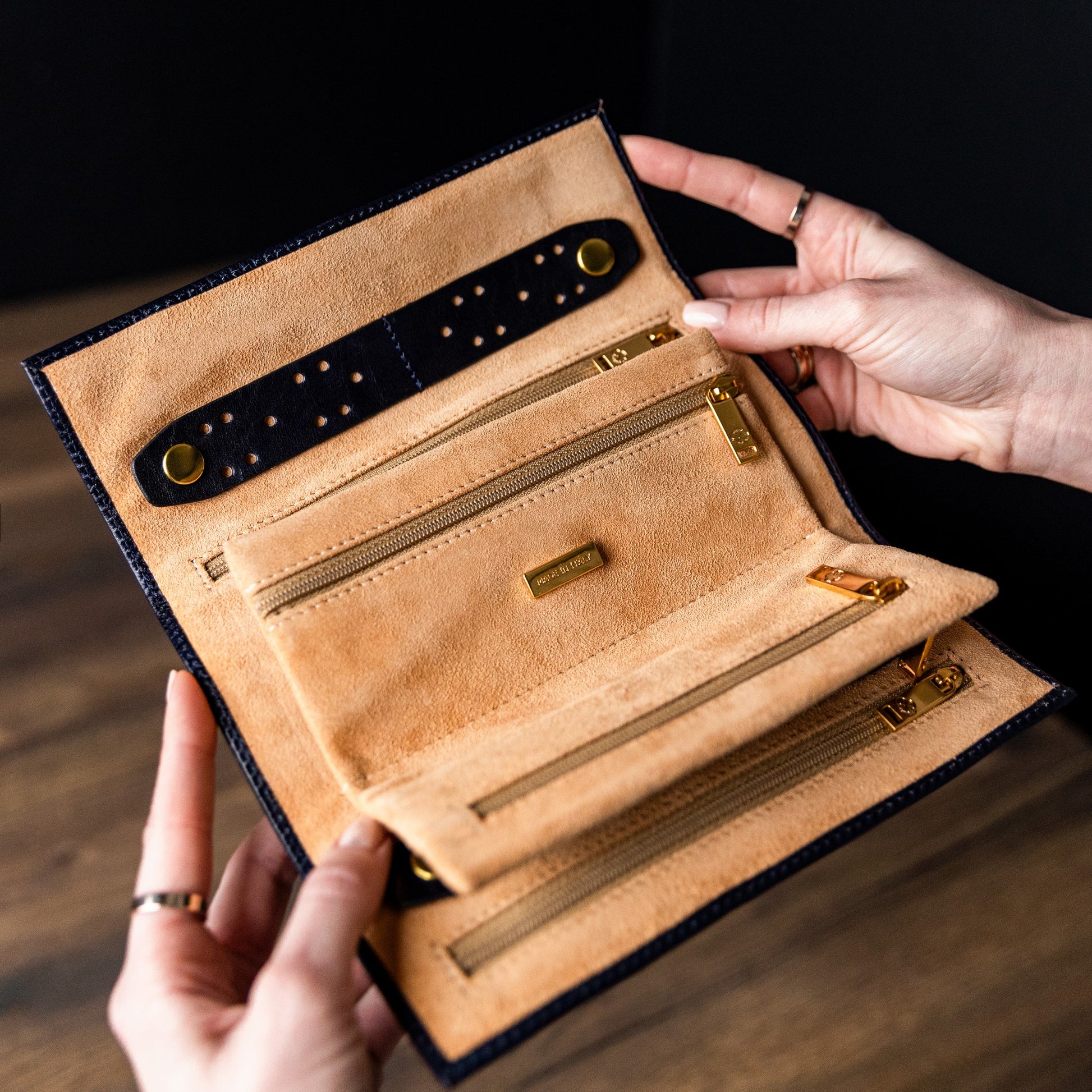 Leather Jewelry Case - Madame Bovary Accessories Time Resistance   
