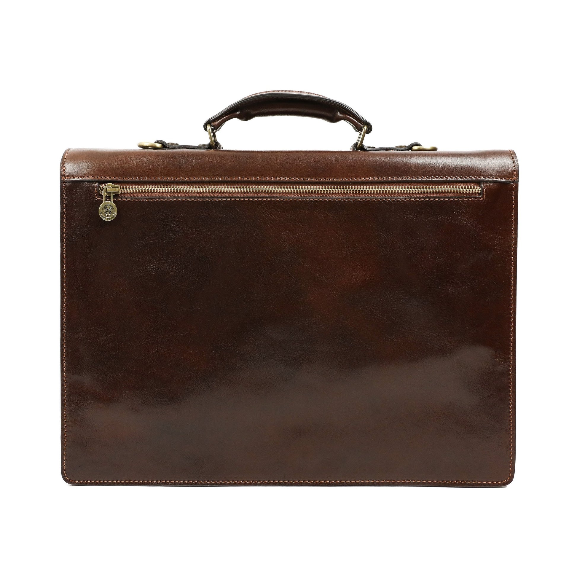 Classic Design Leather Briefcase - The Magus Briefcase Time Resistance   