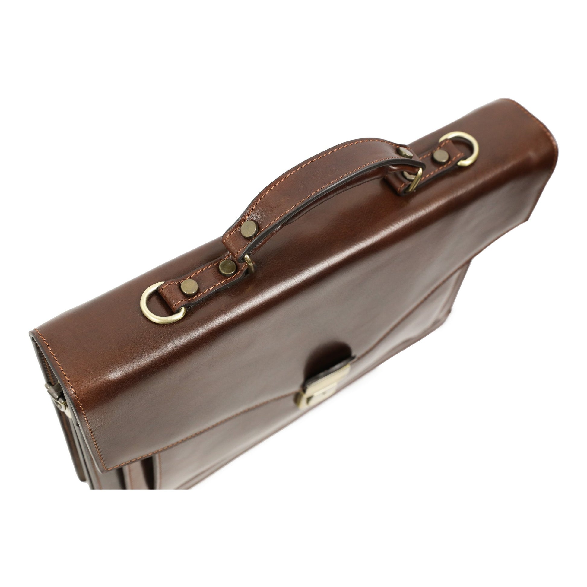 Classic Design Leather Briefcase - The Magus Briefcase Time Resistance   
