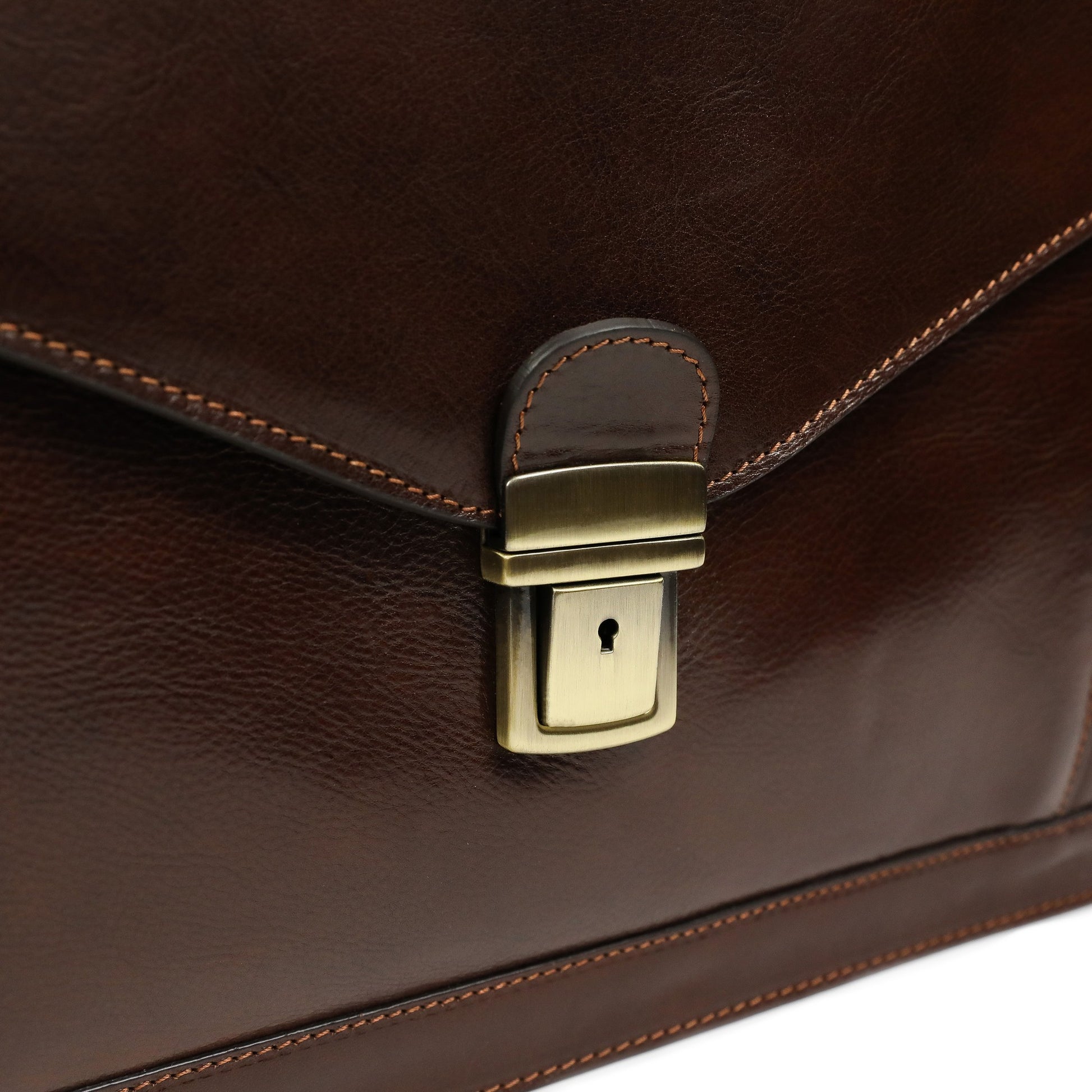 Classic Design Leather Briefcase - The Magus Briefcase Time Resistance   