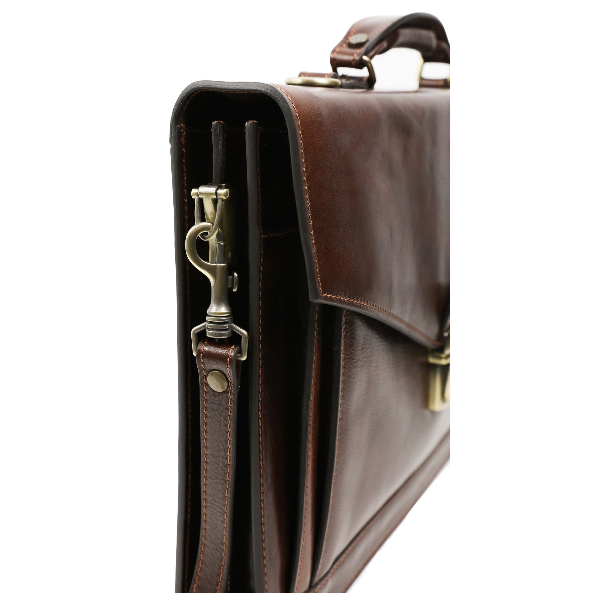 Classic Design Leather Briefcase - The Magus Briefcase Time Resistance   