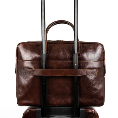 Grand sacoche en cuir pour ordinateur portable - Nostromo