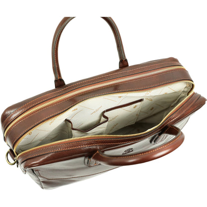 Grand sacoche en cuir pour ordinateur portable - Nostromo