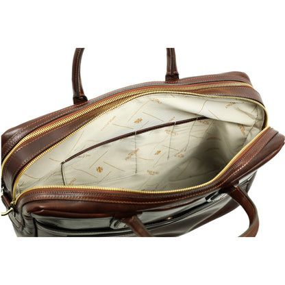 Grand sacoche en cuir pour ordinateur portable - Nostromo