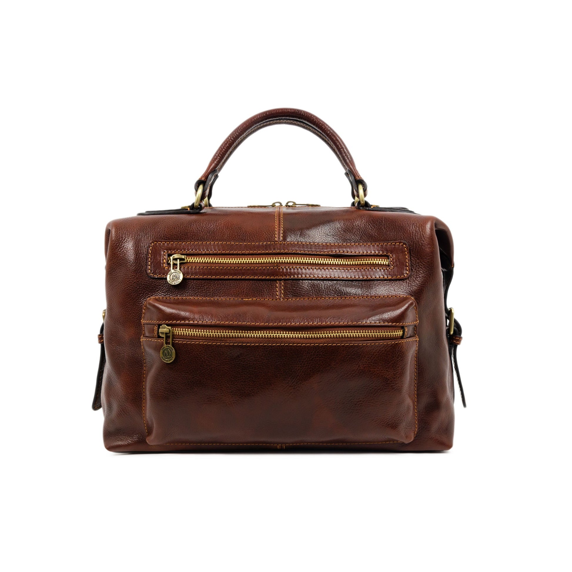 Brown Leather Bag - East of Eden Briefcase Time Resistance   