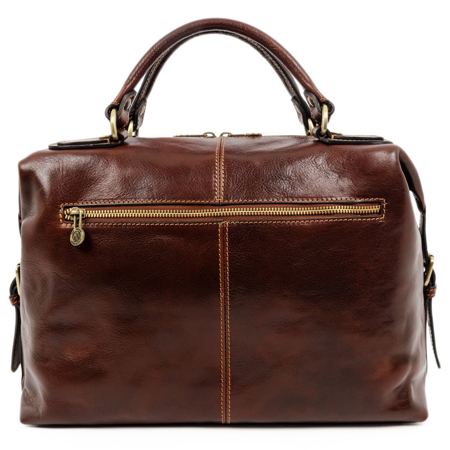 Brown Leather Bag - East of Eden Briefcase Time Resistance   