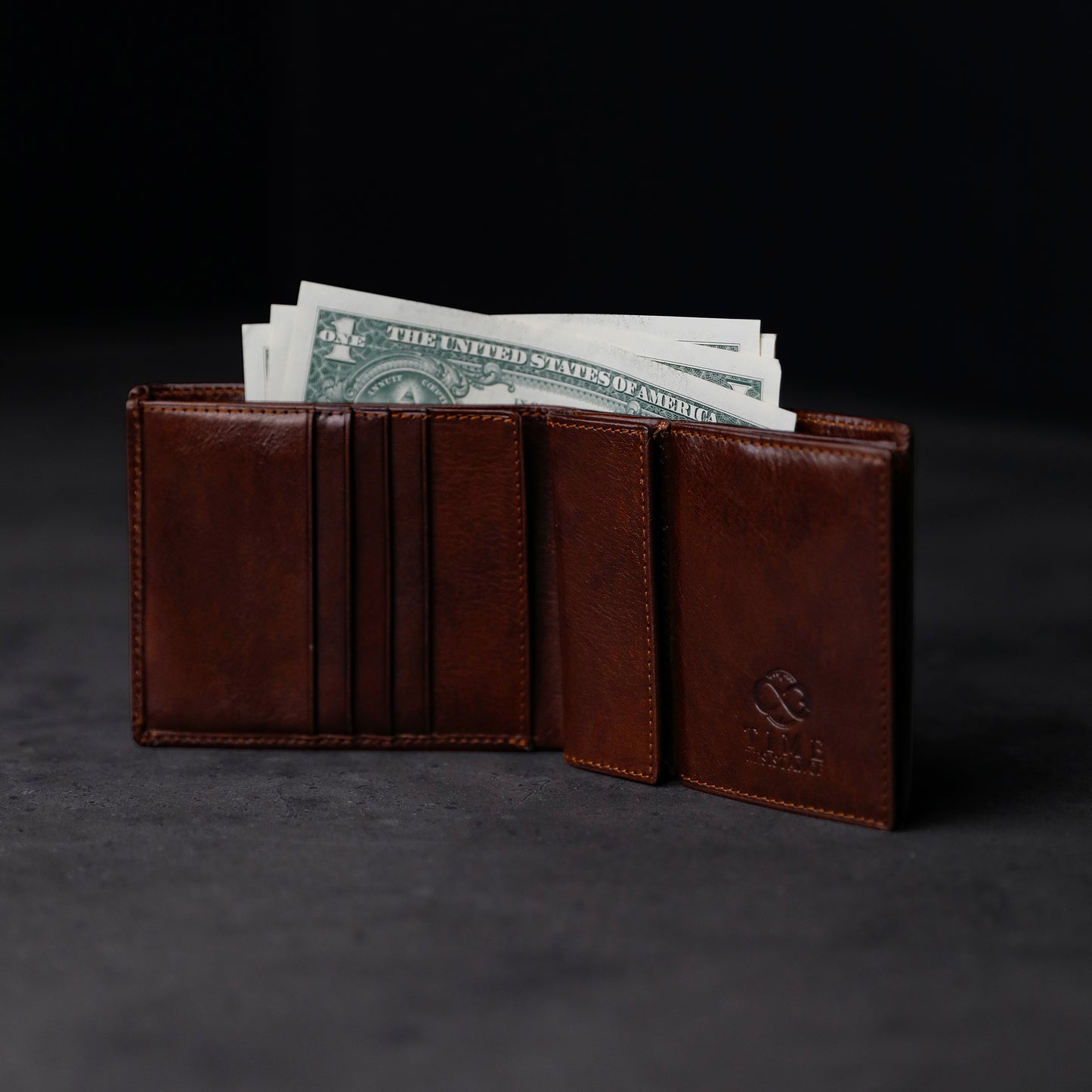 Leather Bifold Wallet - Daniel