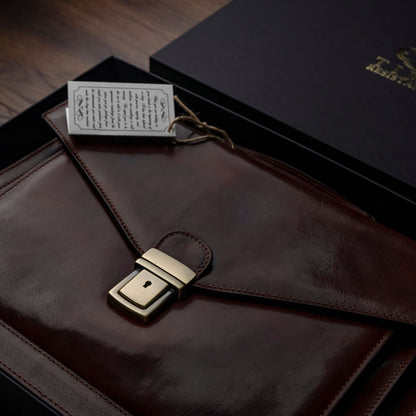 Porte-documents en cuir au design classique - The Magus