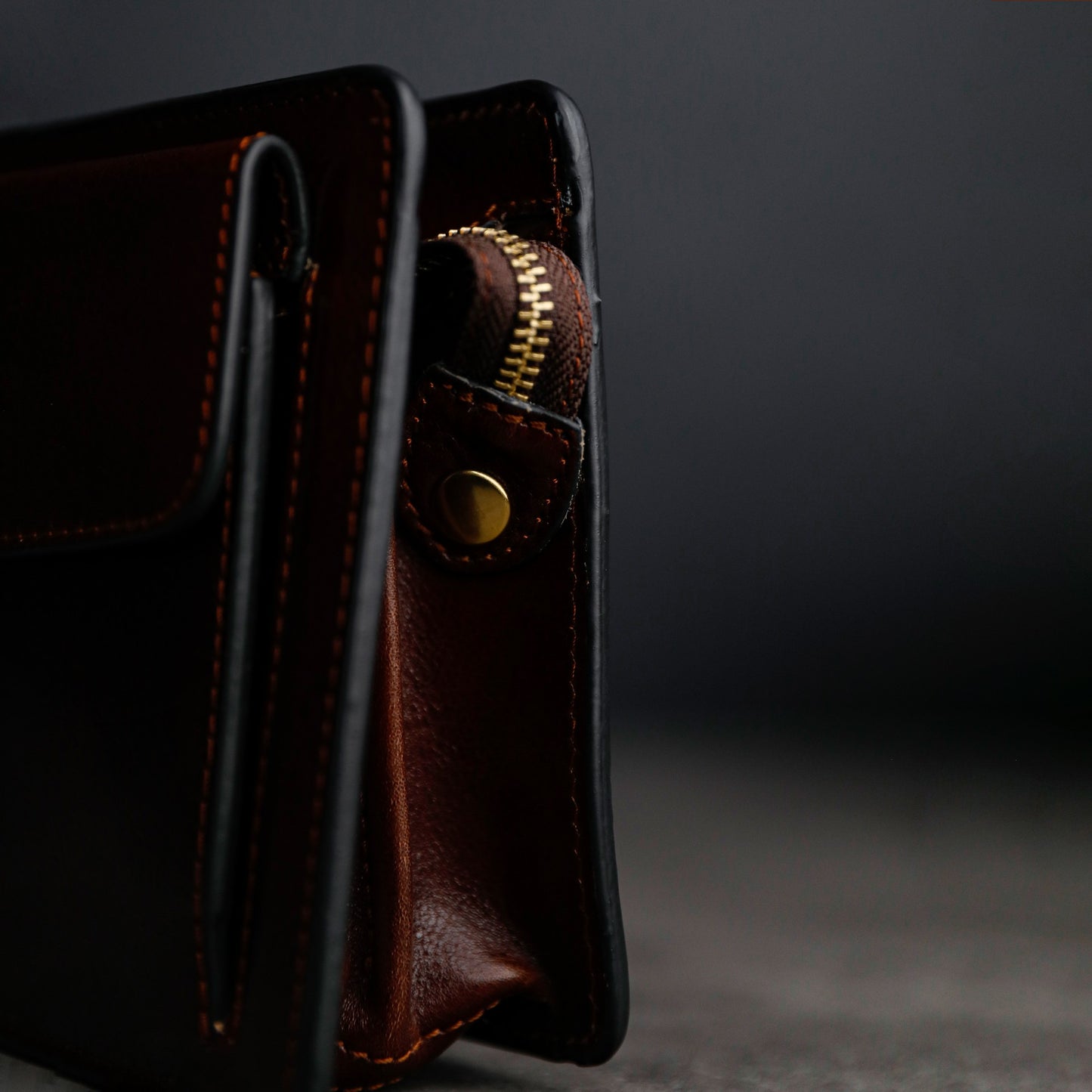 Pochette en cuir - Decameron