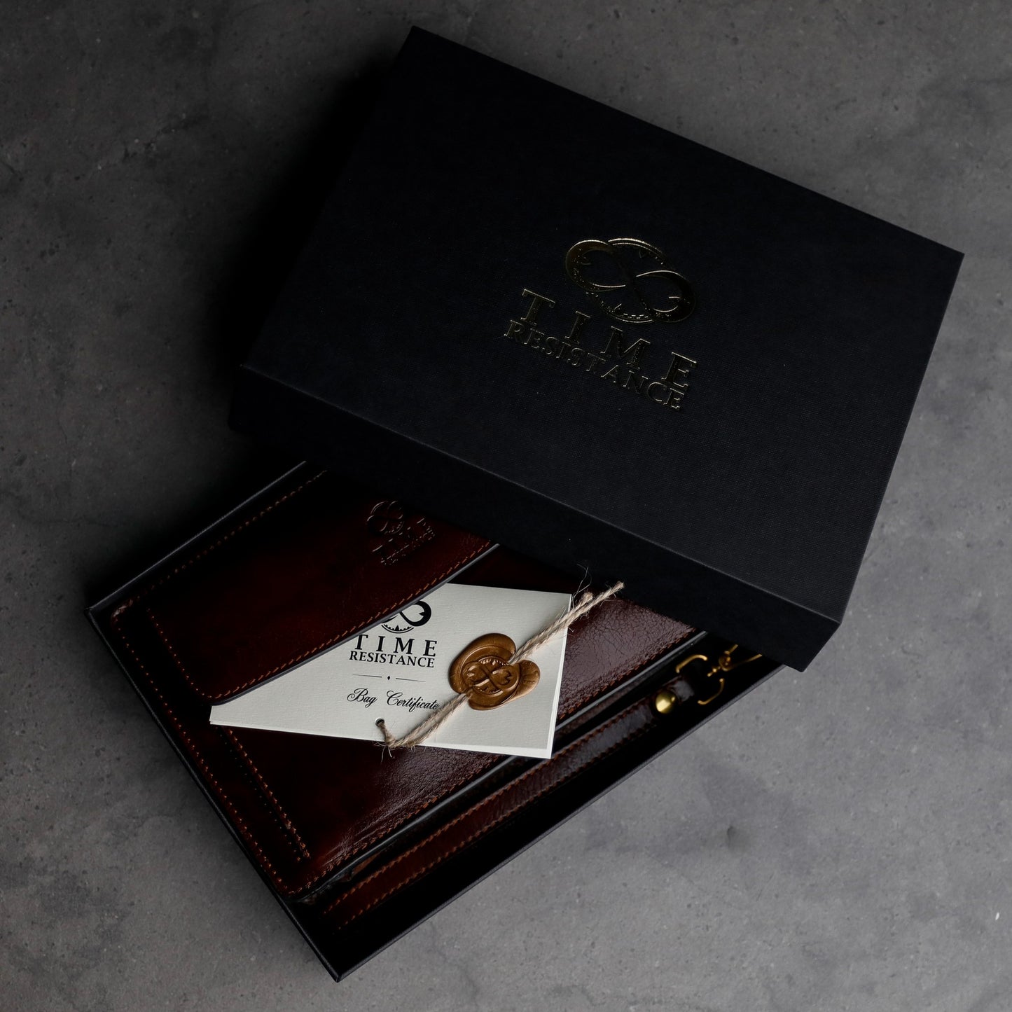 Pochette en cuir - Decameron