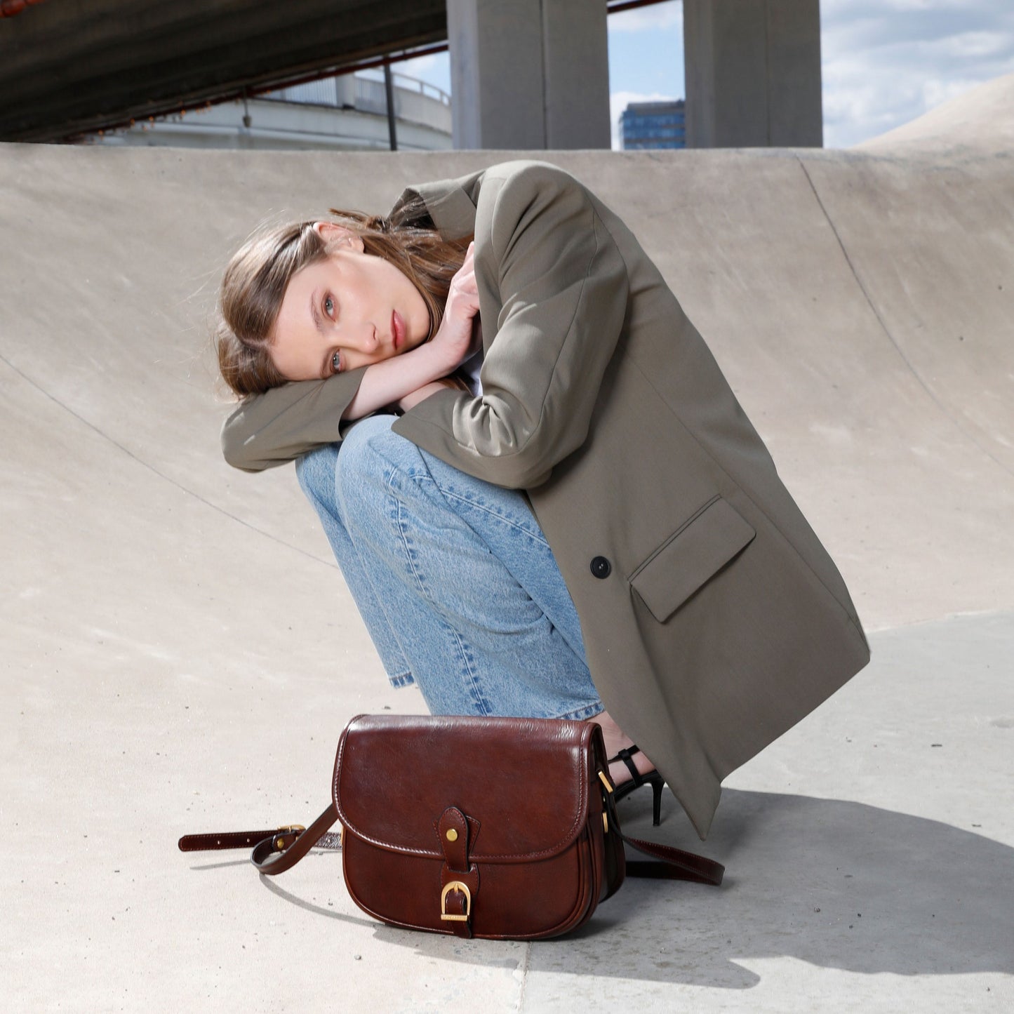 Sac en cuir pour le corps - Women In Love