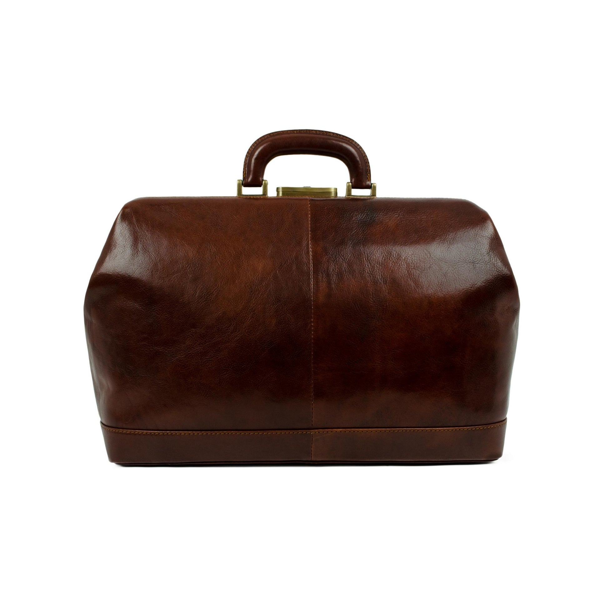 Large Italian Leather Doctor Bag - Hamlet Doctor Bag Time Resistance   