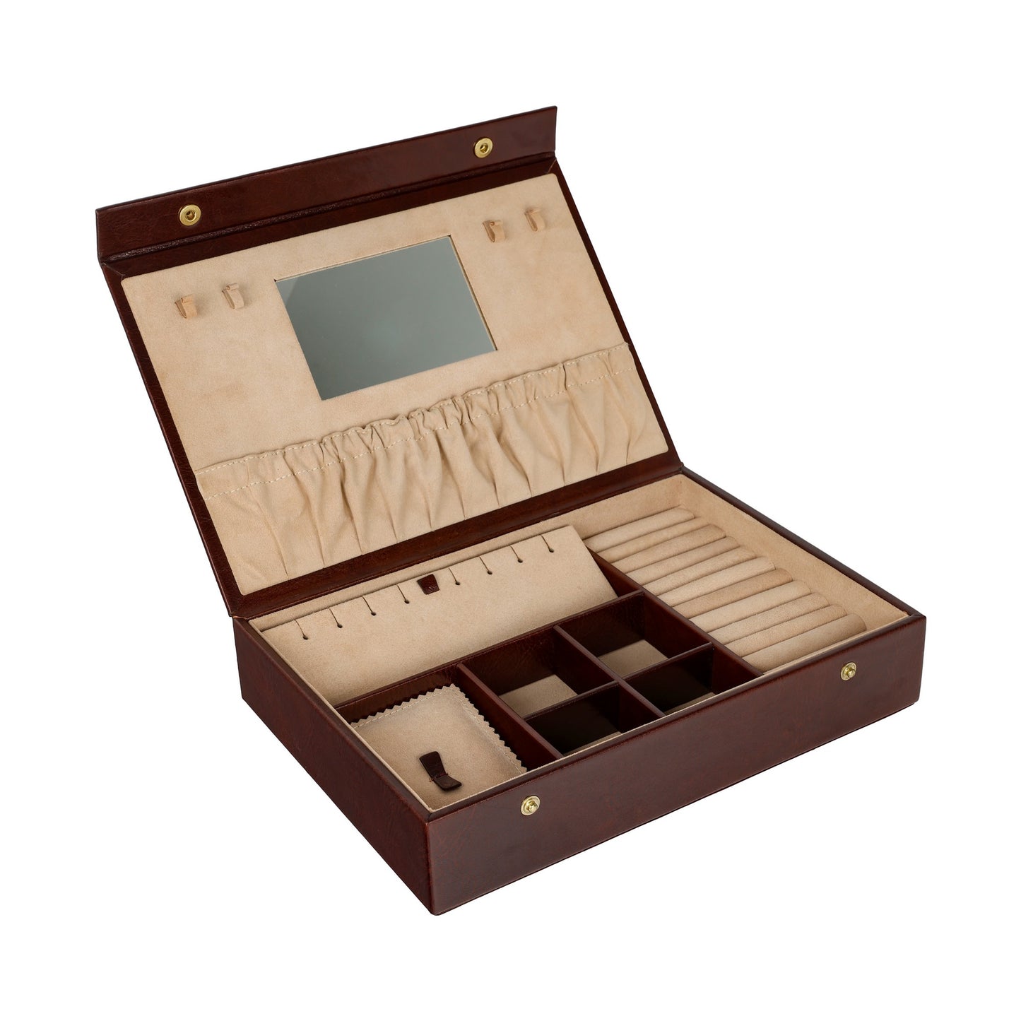 Leather Jewelry Box Accessory Box - The Line of Beauty