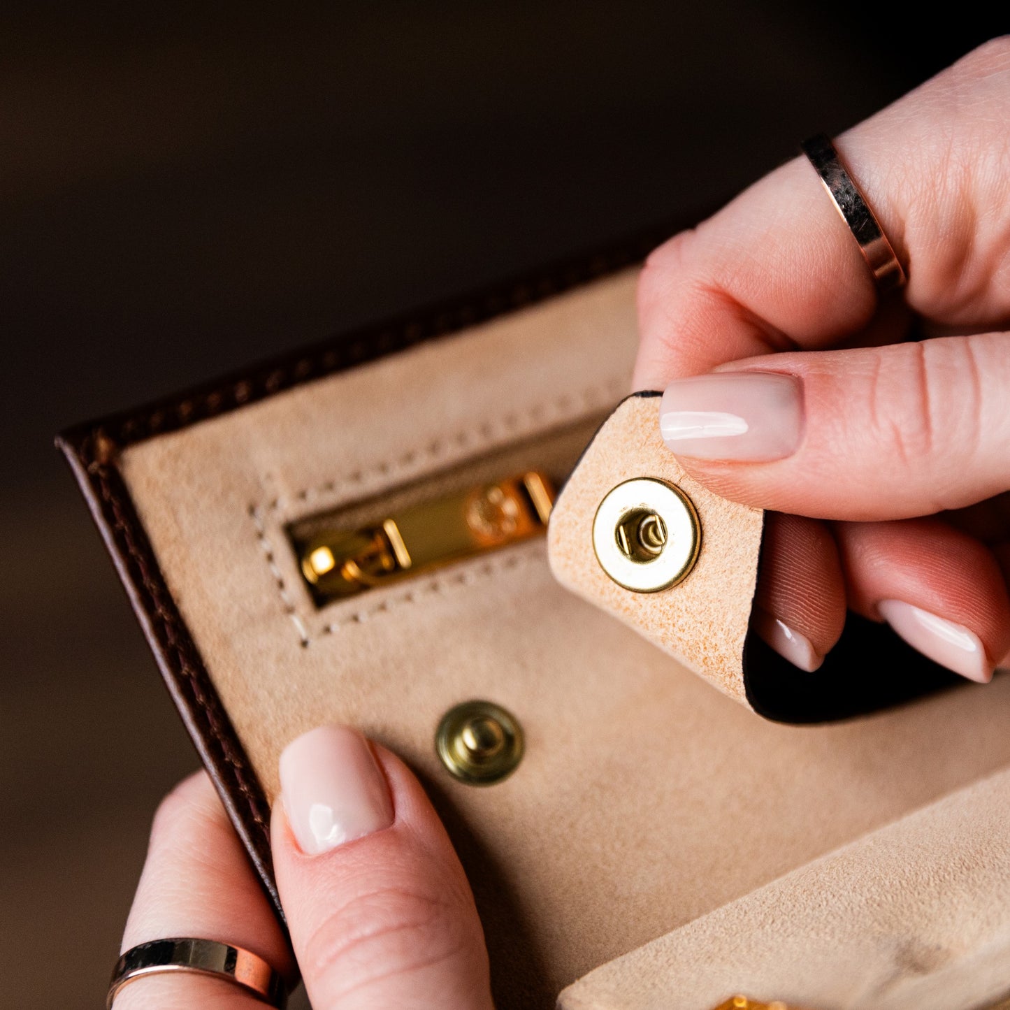 Leather Jewelry Case - Madame Bovary Accessories Time Resistance   