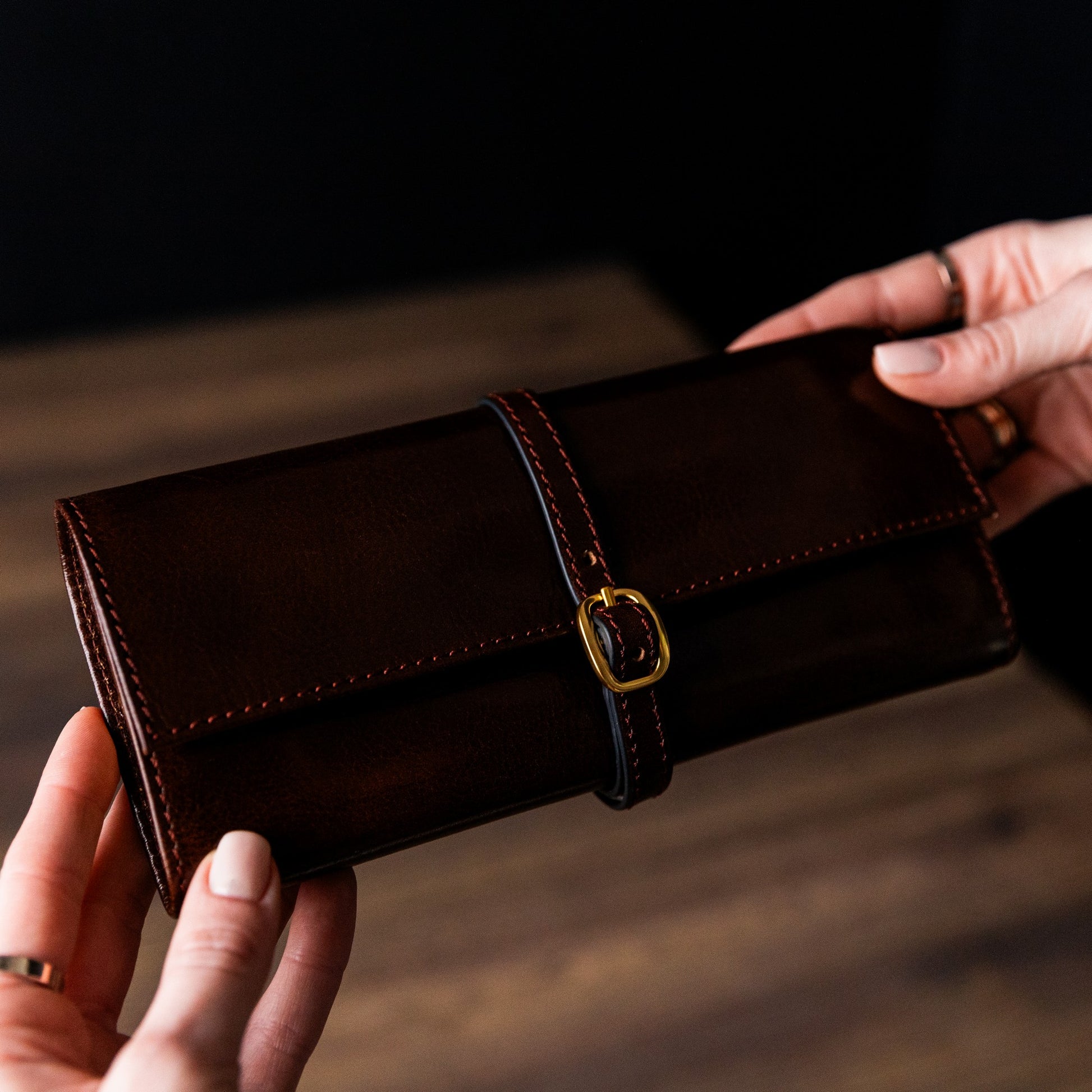 Leather Jewelry Case - Madame Bovary Accessories Time Resistance   